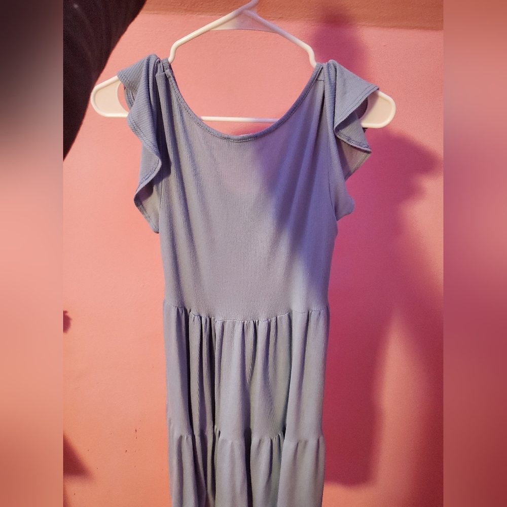 womens blue dress||size m - Picture 2 of 3